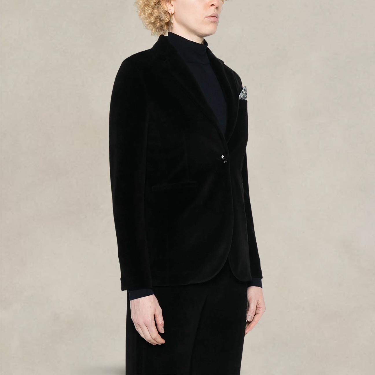 CIRCOLO1901 Giacca donna in velluto Nero