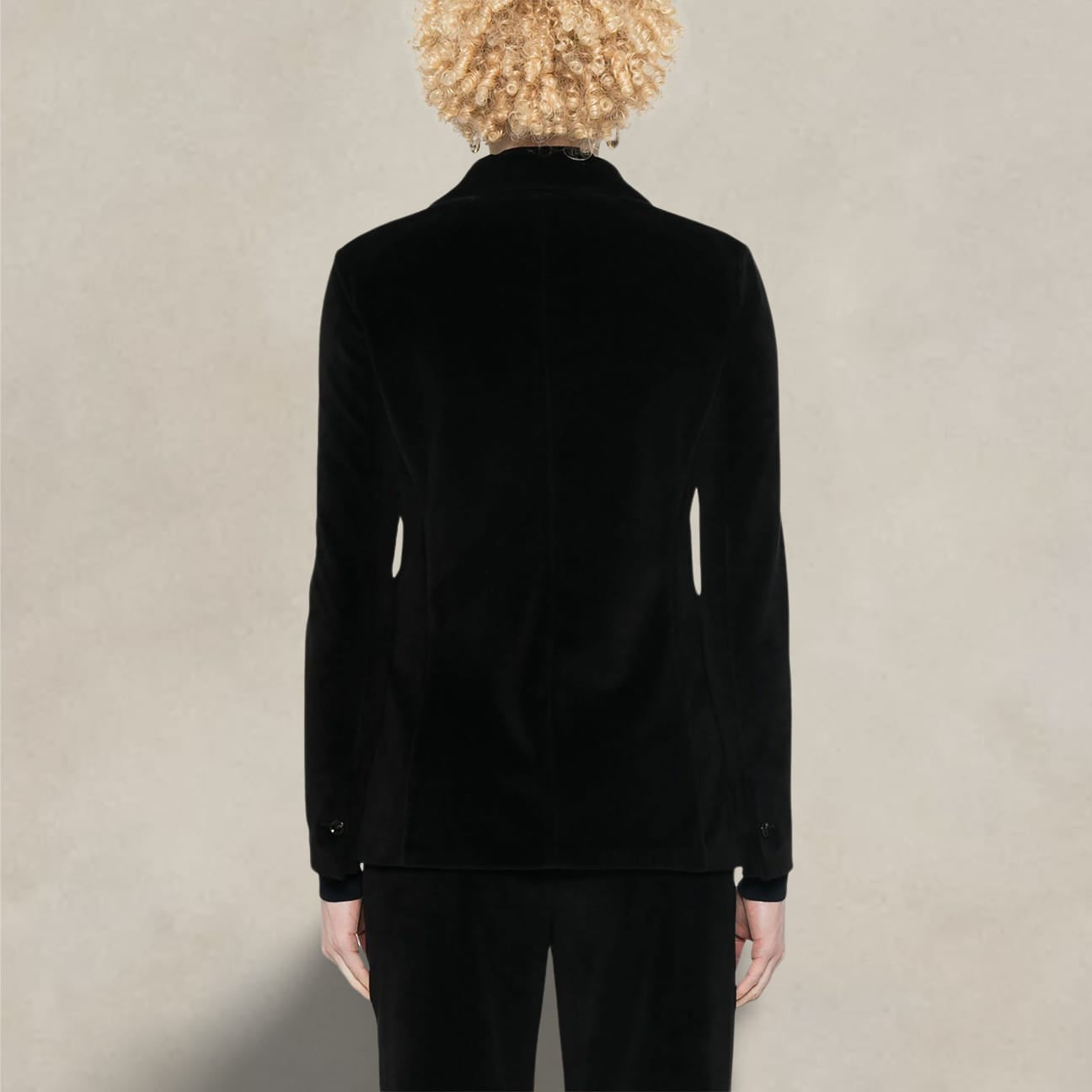 CIRCOLO1901 Giacca donna in velluto Nero