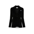 Veste femme en velours noir