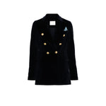 CIRCOLO1901 Giacca donna in velluto Nero