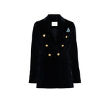 CIRCOLO1901 Giacca donna in velluto Nero
