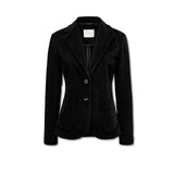 CIRCOLO1901 Giacca donna in velluto Slim Fit Nero