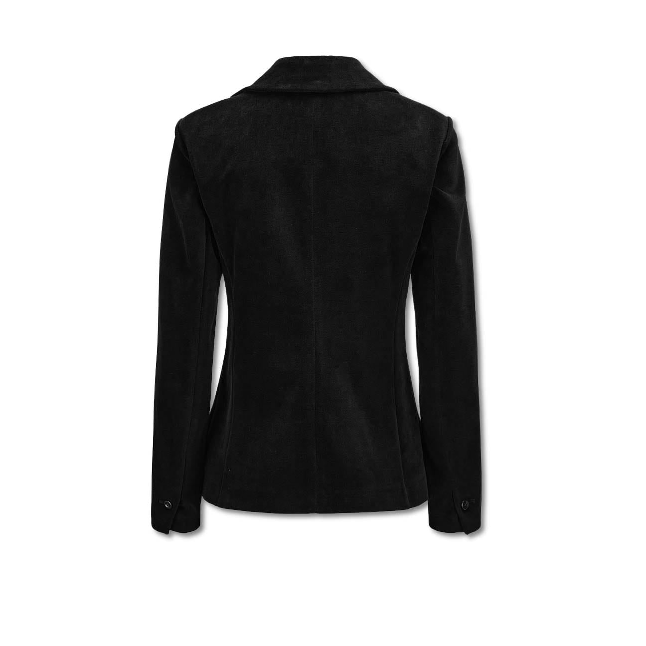 CIRCOLO1901 Giacca donna in velluto Slim Fit Nero