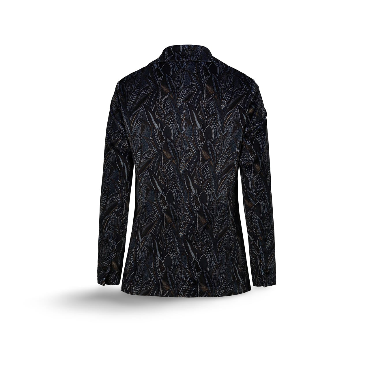 CIRCOLO1901 Giacca donna in velluto stampato Blue