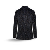 CIRCOLO1901 Giacca donna in velluto stampato Blue