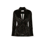 CIRCOLO1901 Giacca donna in velluto stampato Verde