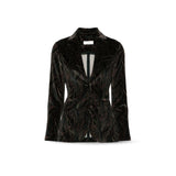 CIRCOLO1901 Giacca donna in velluto stampato Verde