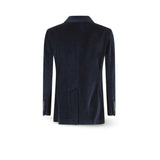 CIRCOLO1901 Giacca donna monopetto in velluto Blue