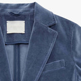 CIRCOLO1901 Giacca donna monopetto in velluto Carta da Zucchero