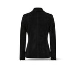 CIRCOLO1901 Giacca donna monopetto in velluto Nero