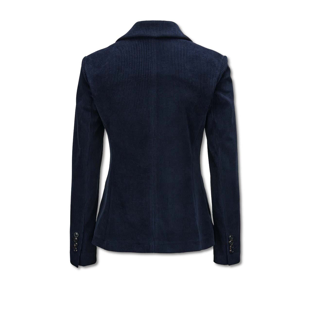 CIRCOLO1901 Giacca donna monopetto Slim in velluto Blue