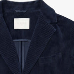 CIRCOLO1901 Giacca donna monopetto Slim in velluto Blue