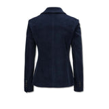 CIRCOLO1901 Giacca donna monopetto Slim in velluto Blue