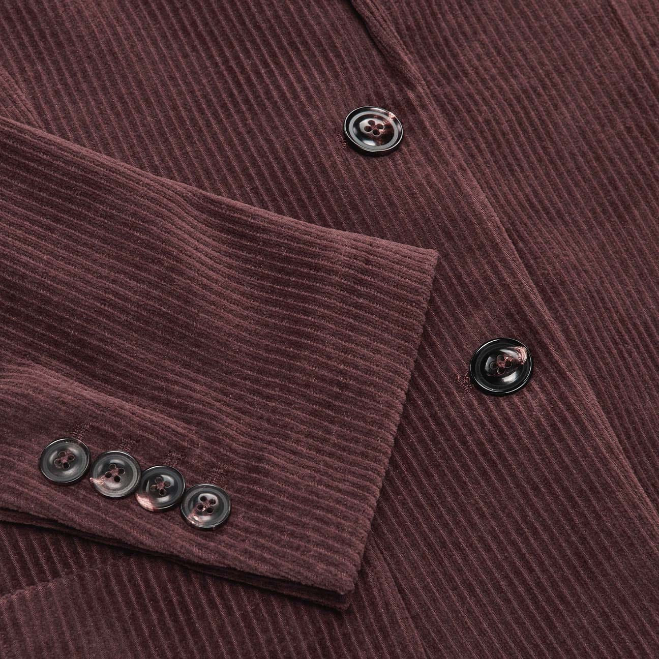 CIRCOLO1901 Giacca donna monopetto Slim in velluto Cinnamon