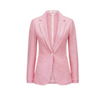 CIRCOLO1901 Giacca donna Slim in  lino e cotone Rosa