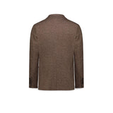 CIRCOLO1901 Giacca uomo doppiopetto injersey Marrone