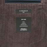 CIRCOLO1901 Giacca uomo in velluto Marrone