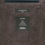 CIRCOLO1901 Giacca uomo in velluto Marrone