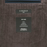 CIRCOLO1901 Giacca uomo in velluto Marrone