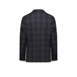 CIRCOLO1901 Giacca uomo monopetto a quadri Blue