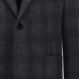 CIRCOLO1901 Giacca uomo monopetto a quadri Blue