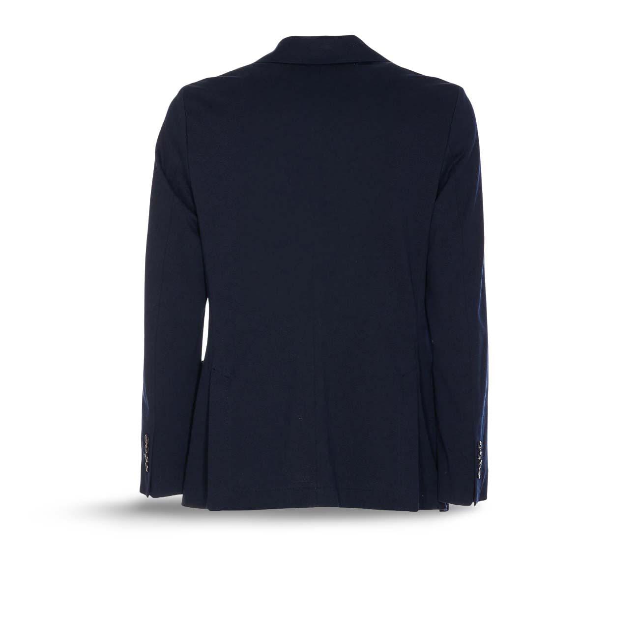 CIRCOLO1901 Giacca uomo monopetto cotone superlight Blue