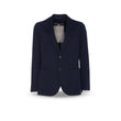 Men's single-breasted superlight cotton jacket Blue