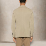 CIRCOLO1901 Giacca uomo monopetto cotone superlight Stone