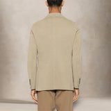 CIRCOLO1901 Giacca uomo monopetto cotone superlight Stone