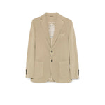 CIRCOLO1901 Giacca uomo monopetto cotone superlight Stone