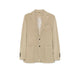 CIRCOLO1901 Giacca uomo monopetto cotone superlight Stone