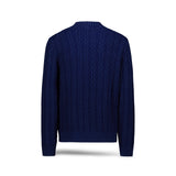 CIRCOLO1901 Maglia uomo girocollo Rain Blue
