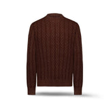 CIRCOLO1901 Maglia uomo girocollo Rain marrone