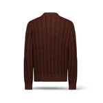 CIRCOLO1901 Maglia uomo girocollo Rain marrone