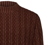 CIRCOLO1901 Maglia uomo girocollo Rain marrone