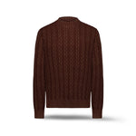 CIRCOLO1901 Maglia uomo girocollo Rain marrone