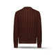CIRCOLO1901 Maglia uomo girocollo Rain marrone