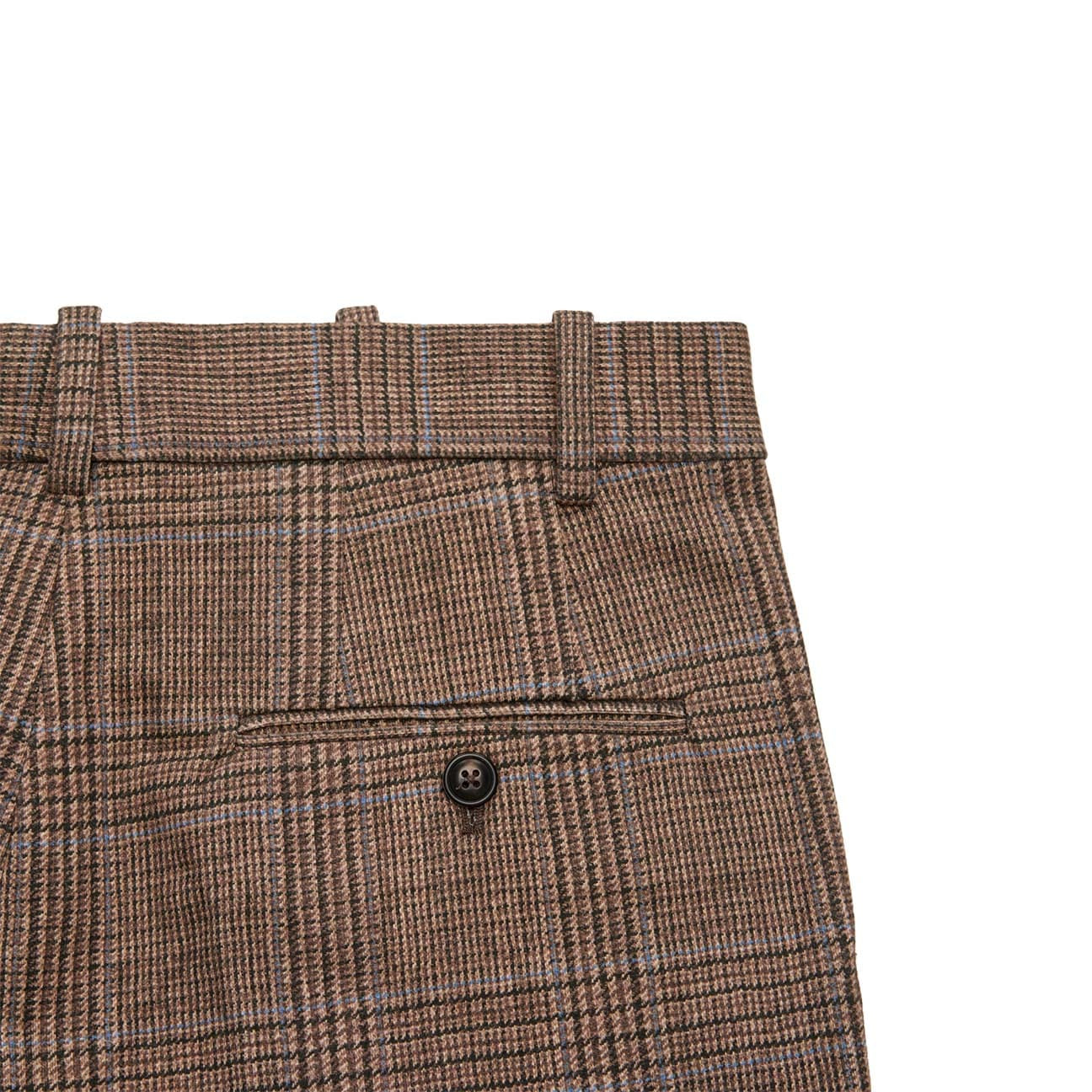 CIRCOLO1901 Pantaloni donna a quadri Mocha