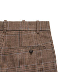 CIRCOLO1901 Pantaloni donna a quadri Mocha