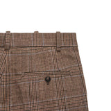 CIRCOLO1901 Pantaloni donna a quadri Mocha