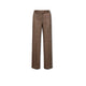 CIRCOLO1901 Pantaloni donna a quadri Mocha