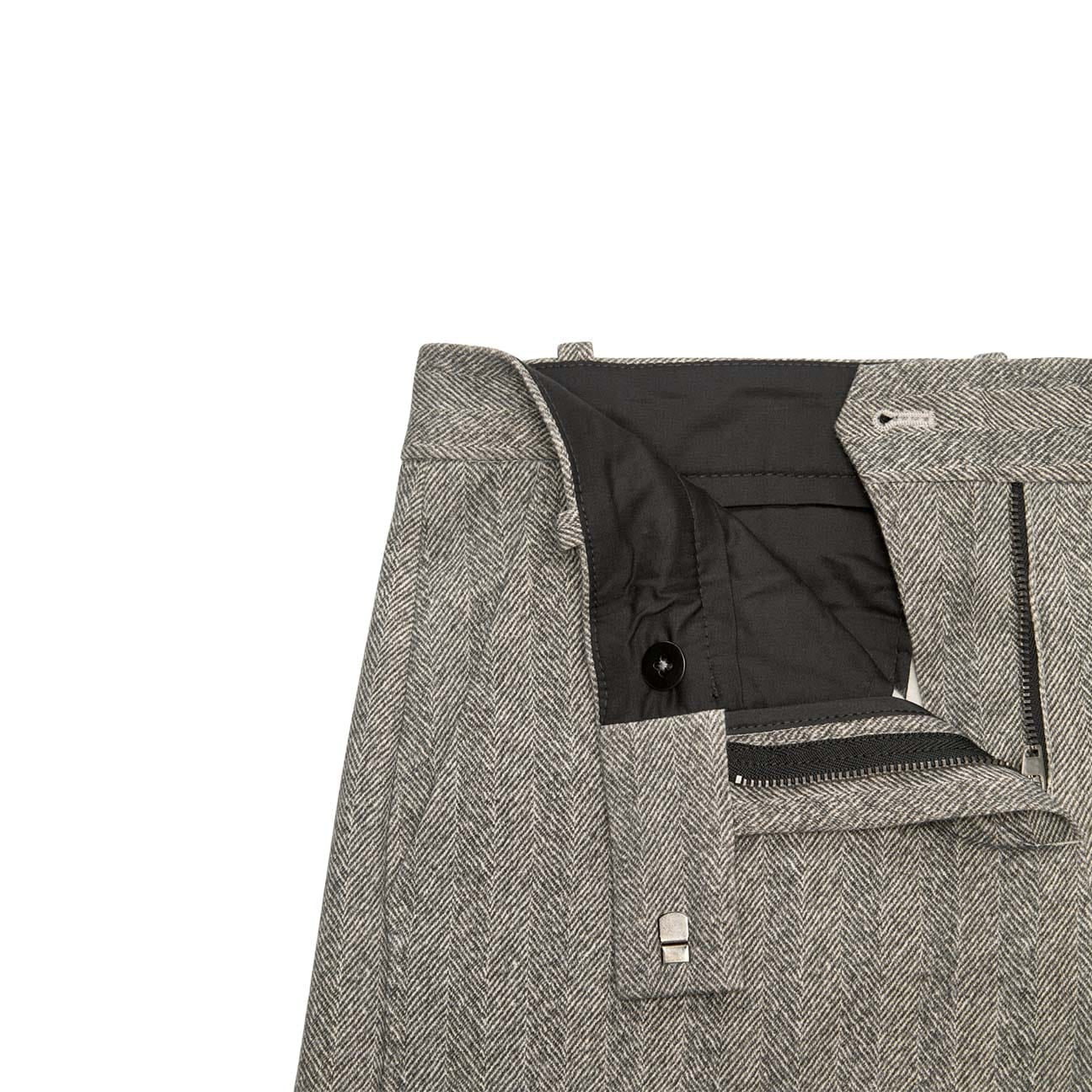 CIRCOLO1901 Pantaloni donna in jersey stampato Herringbone Nero