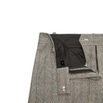CIRCOLO1901 Pantaloni donna in jersey stampato Herringbone Nero