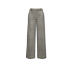 CIRCOLO1901 Pantaloni donna in jersey stampato Herringbone Nero