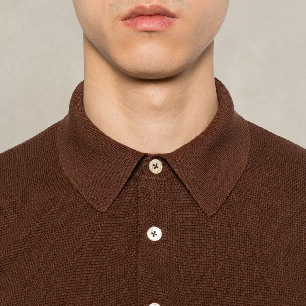 CIRCOLO1901 Polo uomo  in cotone Cacao