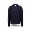 Men's Polo Shirt in Blue Knit