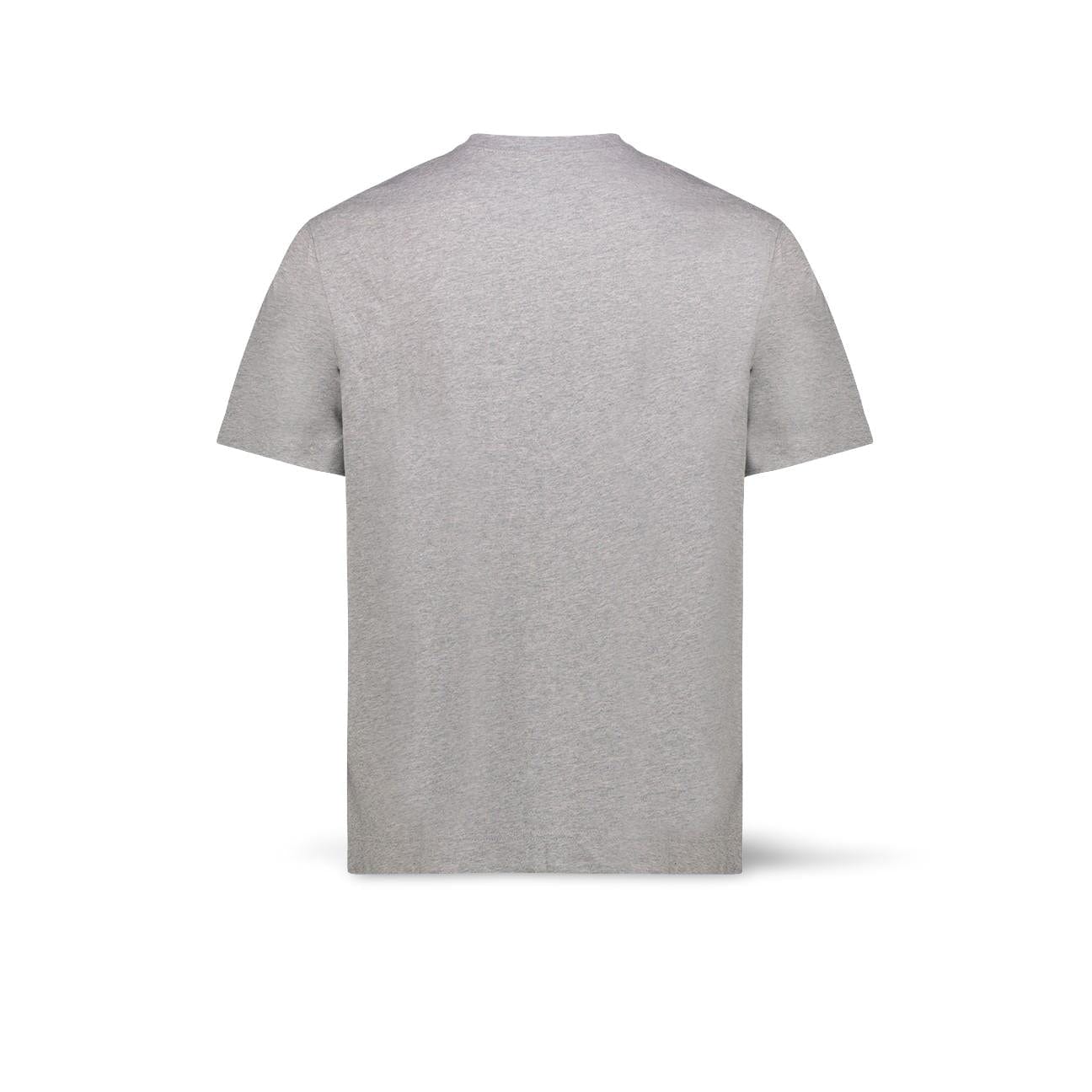 CIRCOLO1901 T-Shirt uomo girocollo in cotone Grigio