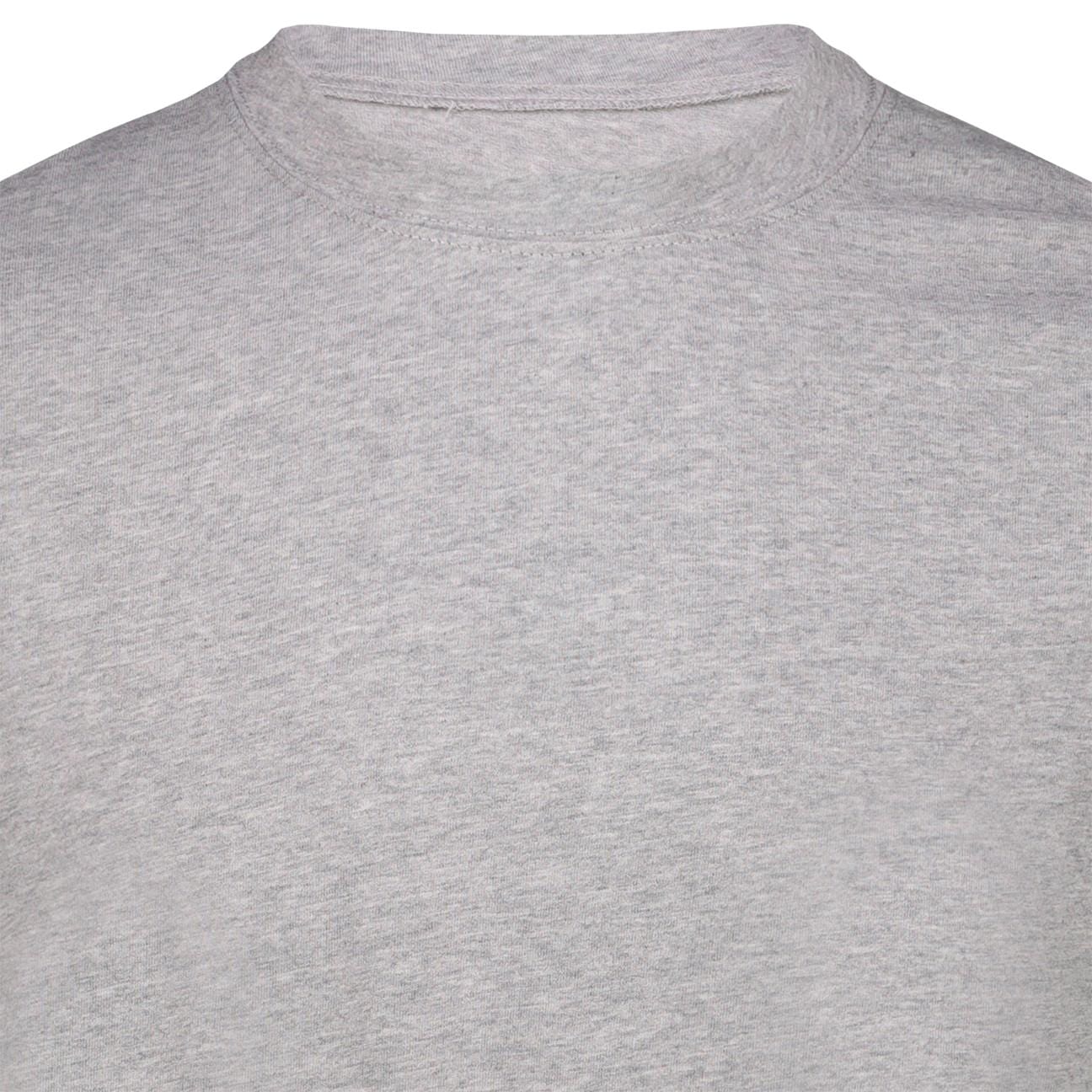 CIRCOLO1901 T-Shirt uomo girocollo in cotone Grigio