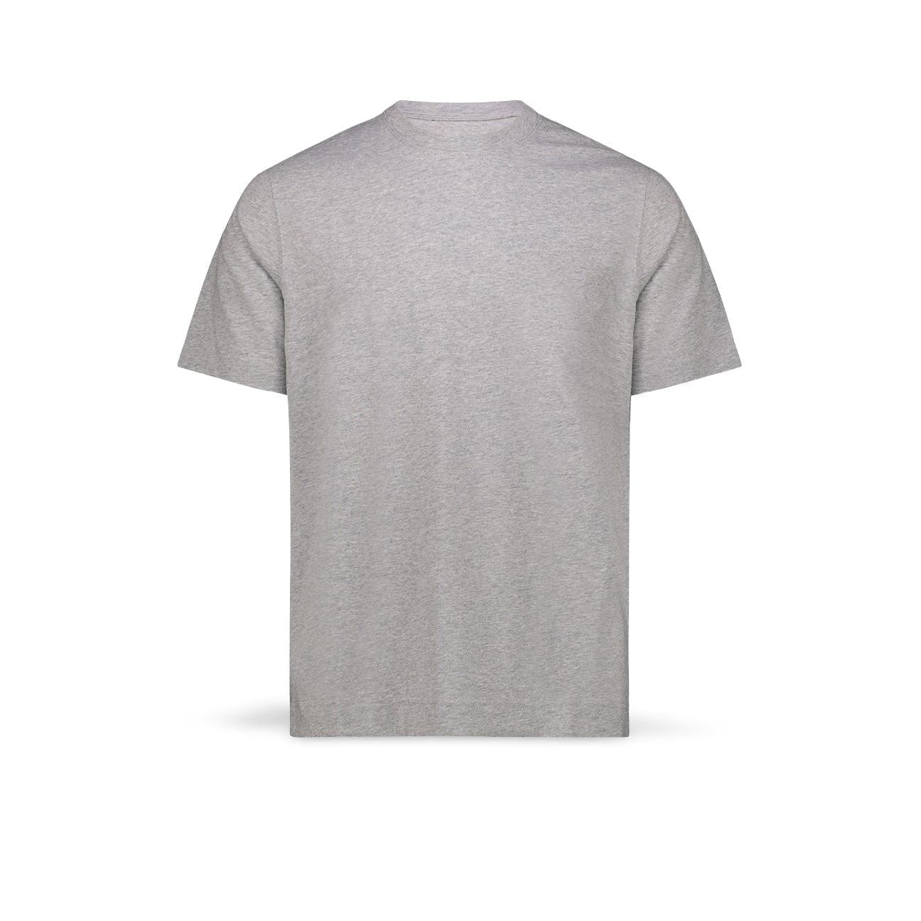 CIRCOLO1901 T-Shirt uomo girocollo in cotone Grigio