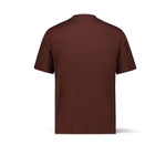 CIRCOLO1901 T-Shirt uomo in cotone Reddish Brown